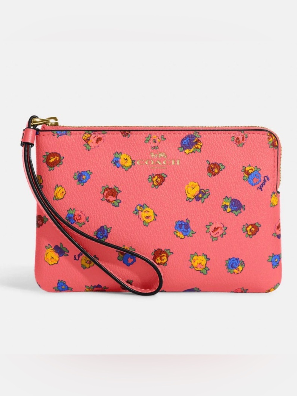 Coach Mini Vintage Pink Lemonade Wristlet